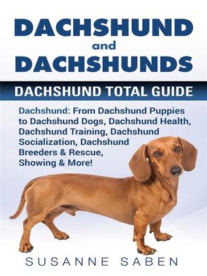 cover image of Dachshund and Dachshunds